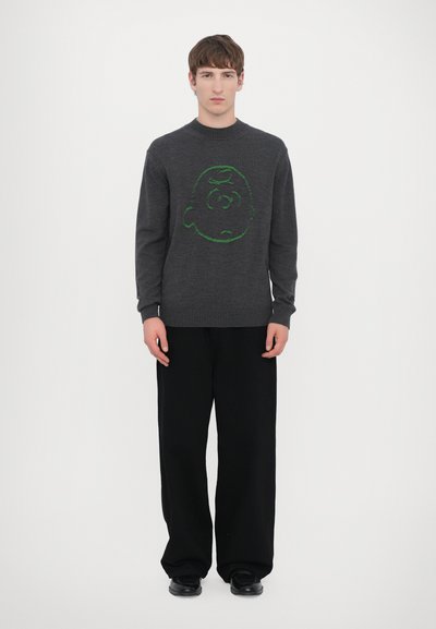 Iceberg MAGLIA GIROCOLLO - Stickad tröja - antracite