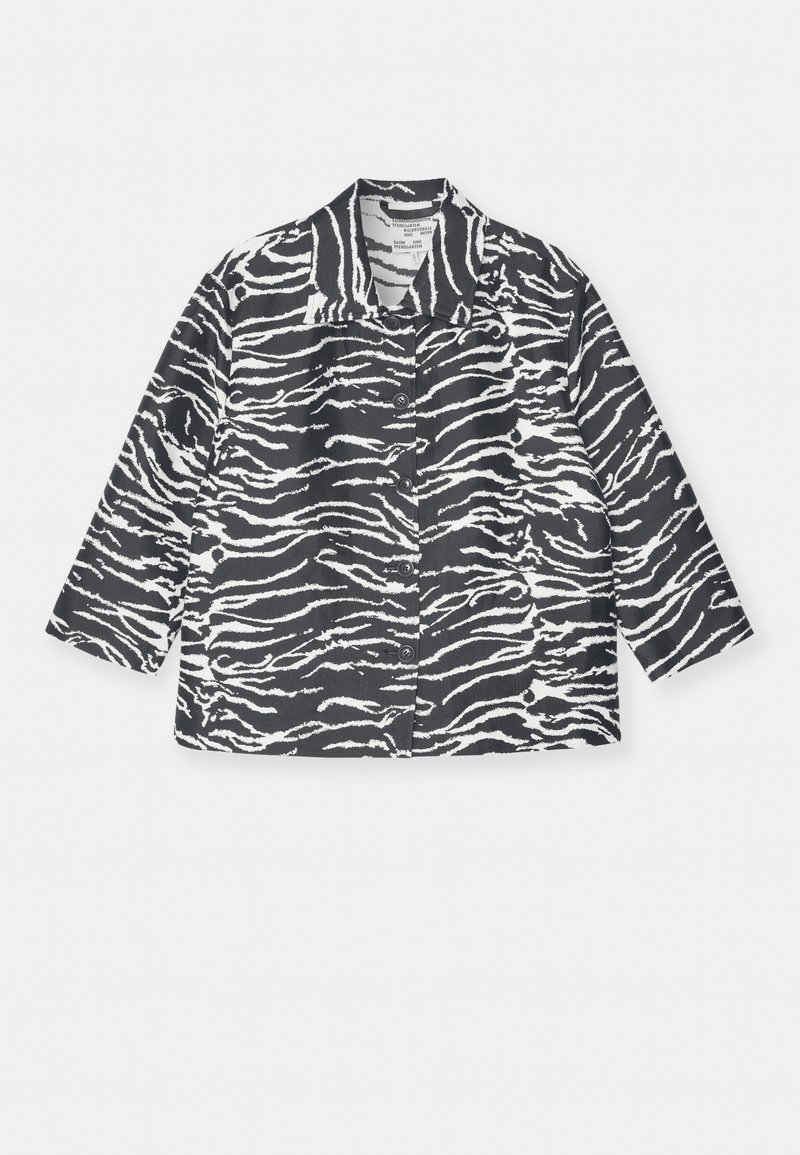 BAUM UND PFERDGARTEN Lichte jas zwart