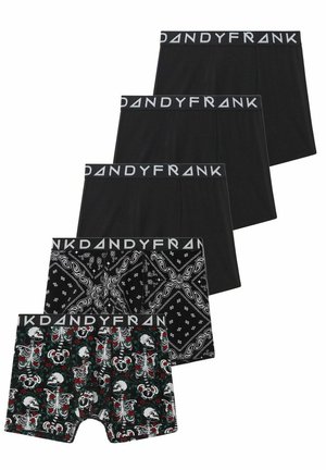 5-PACK BONEFIDE LOVER BOXER BRIEF - Boxerkalsong - black