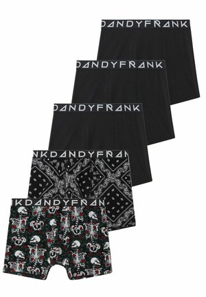 5-PACK BONEFIDE LOVER BOXER BRIEF - Underkläder - black