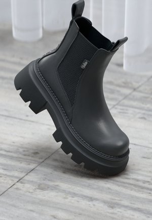 MAVE - Kotníkové boty na platformě - black