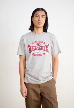 TRADITION TEE - Print T-shirt - heather grey