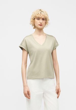 ONLY ONLMALOU LIFE V NECK - Μπλουζάκι με στάμπα - tea