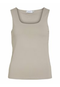 VIKENZA U-NECK REV NOOS - Topp - silver gray