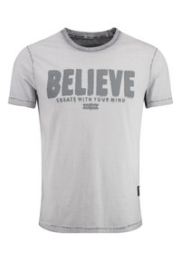 Key Largo CREATE ROUND - Camiseta estampada - titanium grey