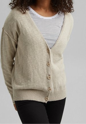 Strickjacke - beige
