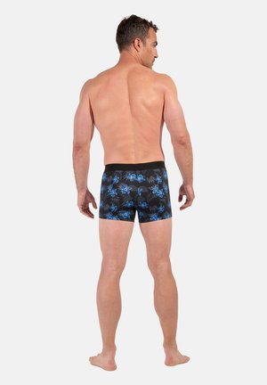 HOM, BOXER BRIEFS KEYWEST - Kurze Boxershorts - black print