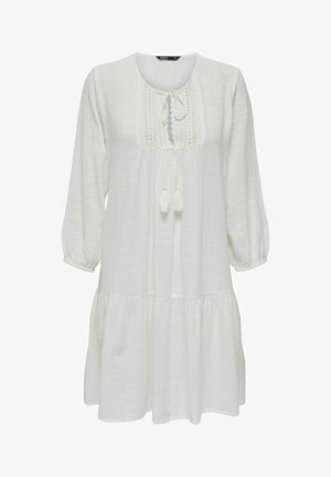 ONLY SPITZENVERZIERTES - Freizeitkleid - cloud dancer