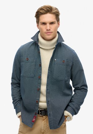 Superdry & Co MERCHANT STORE - Chaqueta vaquera - indigo stripe
