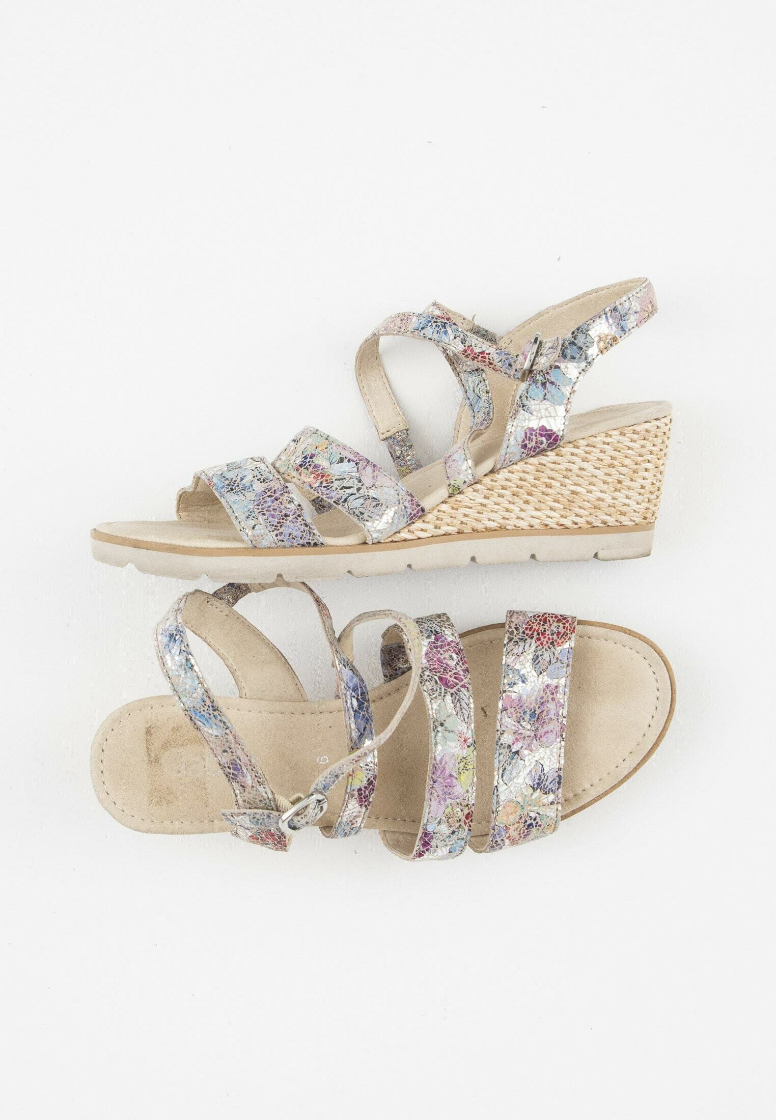 Gabor Sandalen met sleehak - multi-colored/meerkleurig - (Pre-owned) -  Zalando.nl