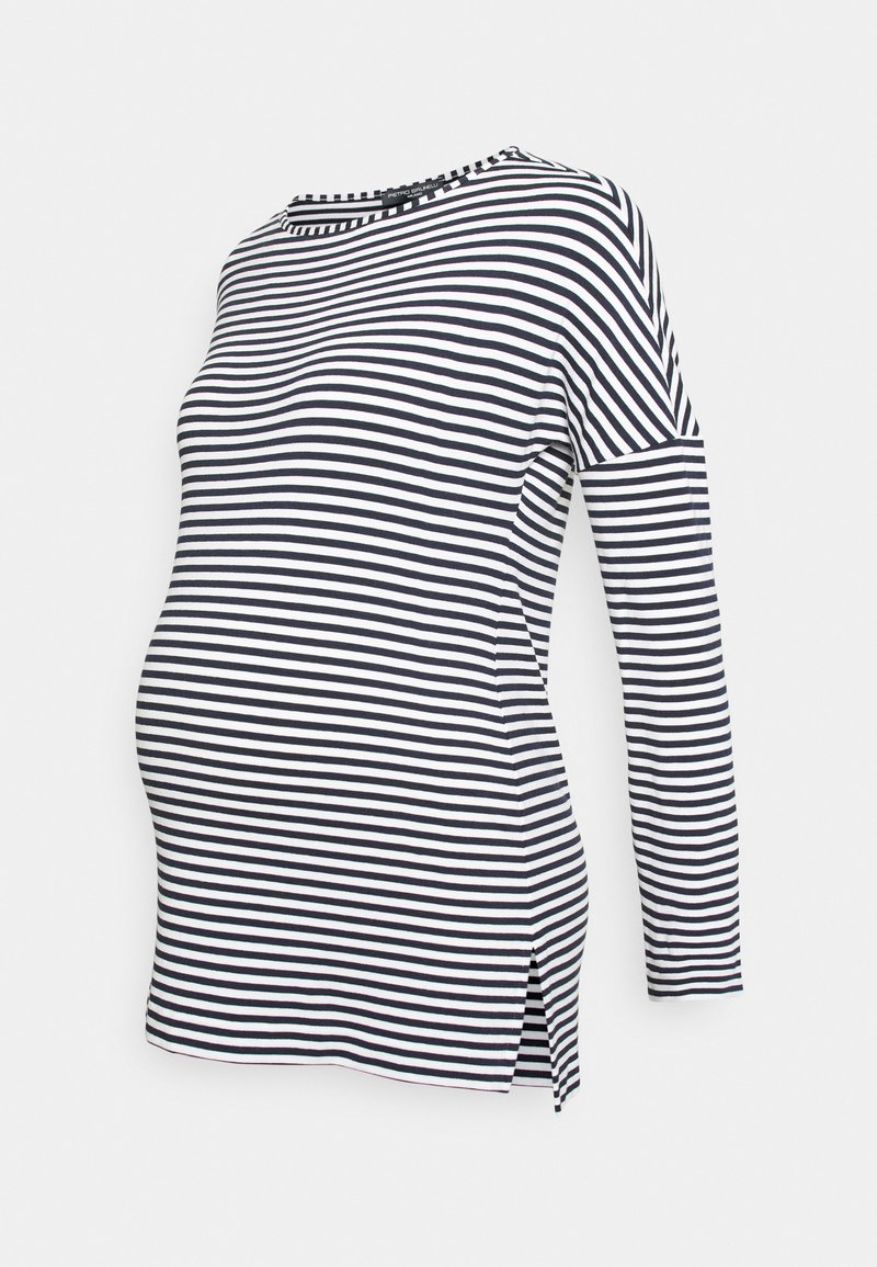 Pietro Brunelli Longsleeve blauw gemêleerd