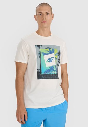 4F, - T-shirt z nadrukiem
