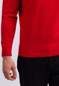 CASH-MERE ROLLKRAGEN  - Strickpullover - rot