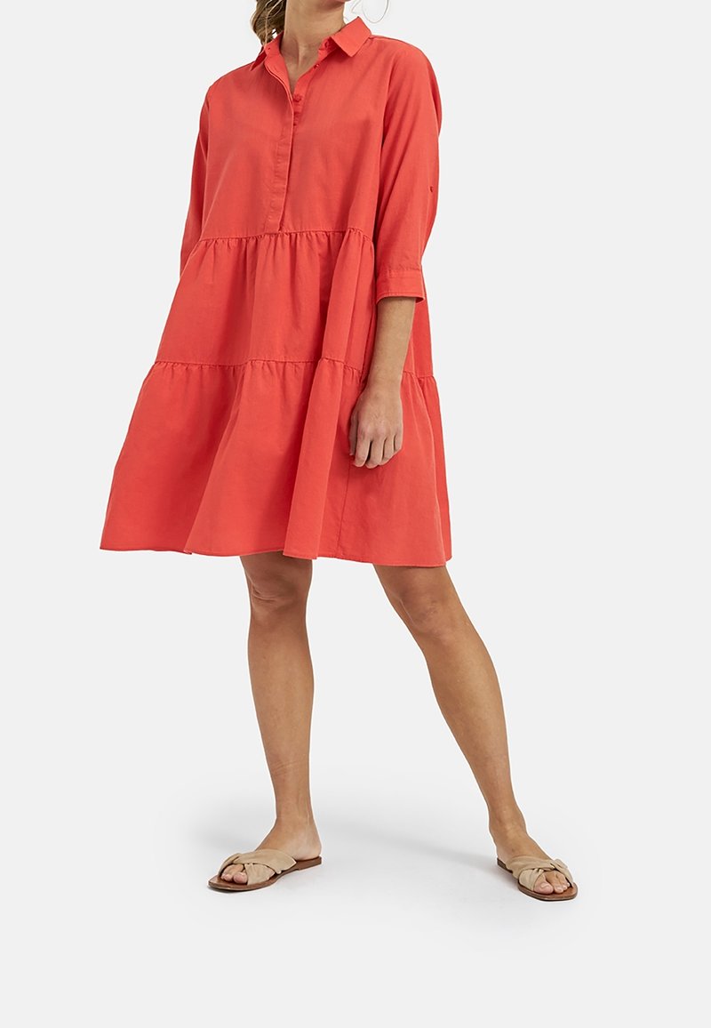 neon orange shirt dress Amarra 88667 size 14 Neon Orange Homecoming Cocktail Dress Glass Slipper Formals