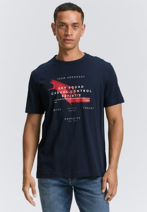 T-Shirt print - sky captain blue