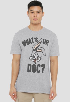Cotton Soul, LOONEY TUNES THE WHAT'S UP, DOC? - Print T-shirt - mottled light grey