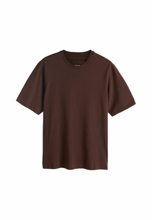 Next, NEXT T-SHIRT - Camiseta básica - brown chocolate