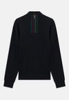 ZIP NECK - Svetrík - black