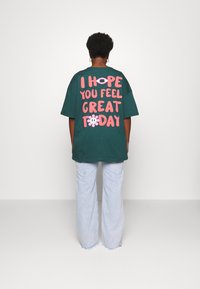 Even&Odd Curvy - T-Shirt print - teal Thumbnail-Bild 1