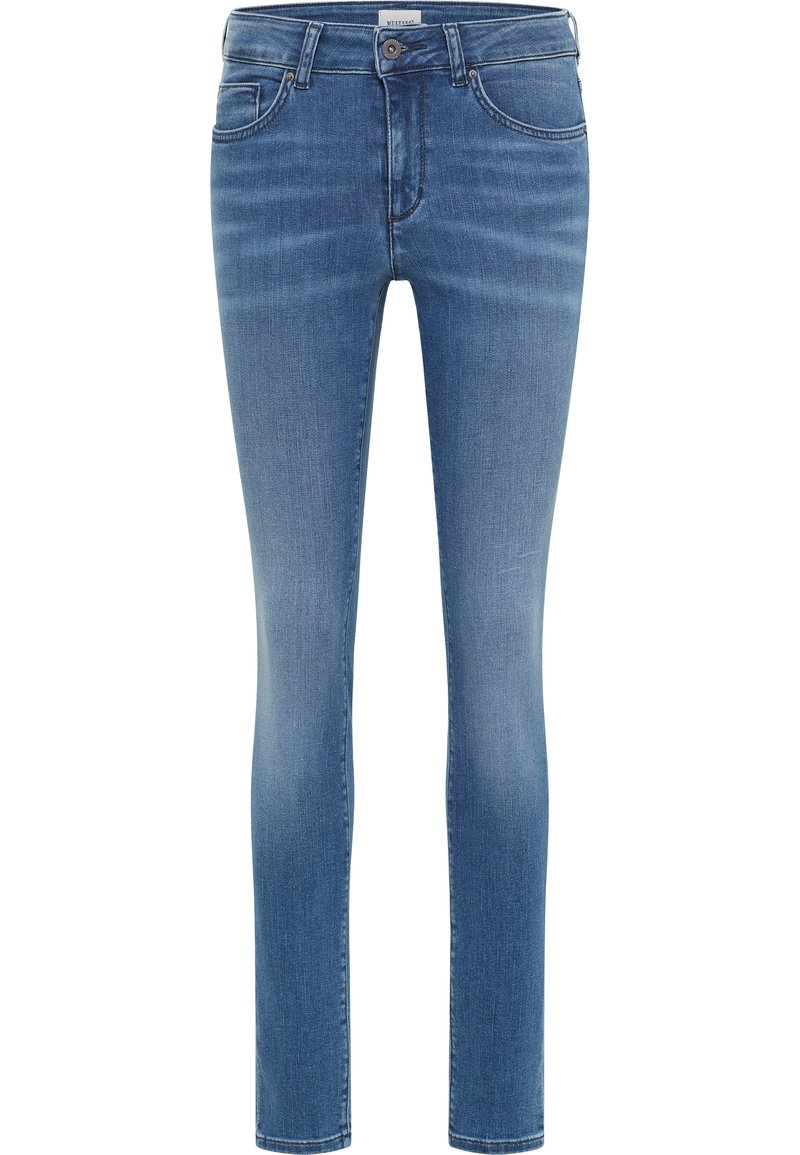 mustang Jeans Skinny Fit blauw