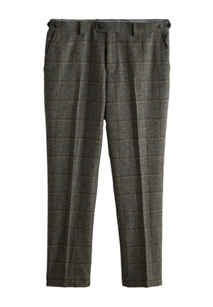 Next REGULAR FIT - SIGNATURE ABRAHAM MOON TWEED CHECK  - Öltönynadrág - green