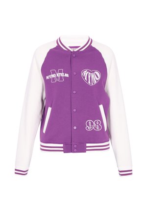 Chaquetas bomber - offwhite/purple