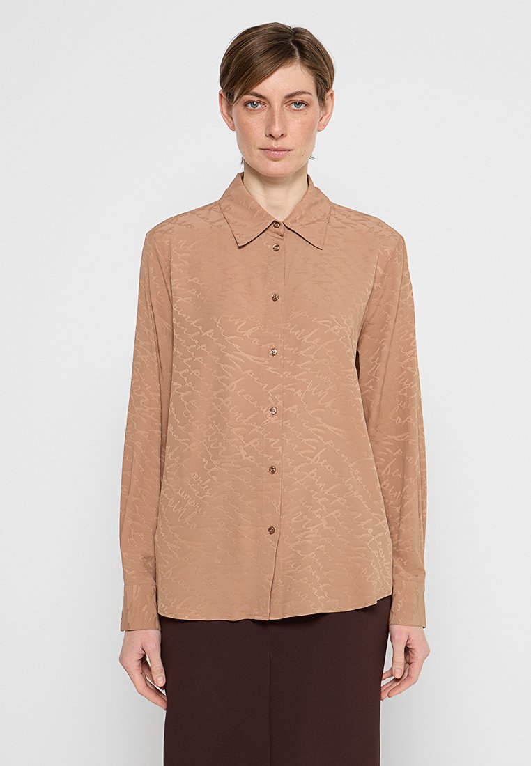 pinko Overhemdblouse lichtbruin pinko Overhemdblouse lichtbruin