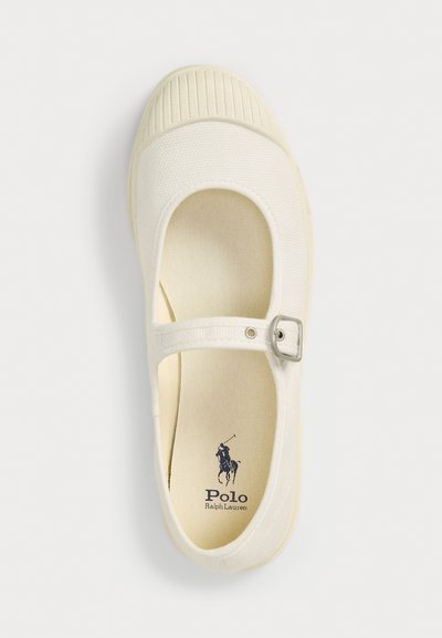 Polo Ralph Lauren CANVAS MARY JANE SNEAKER - Espadrilles - deckwash white