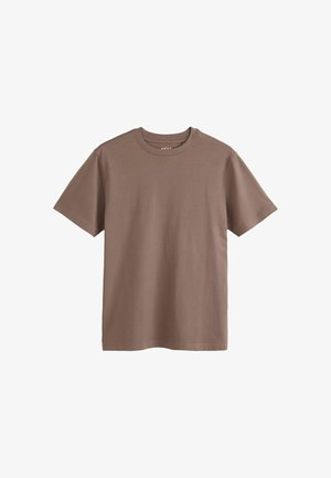 Next, CREW NECK T-SHIRT - T-shirts basic - new brown