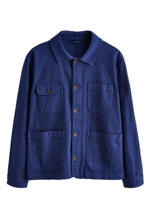 Next, REGULAR FIT - GARMENT DYED CHORE JACKET  . - Chaqueta fina - blue