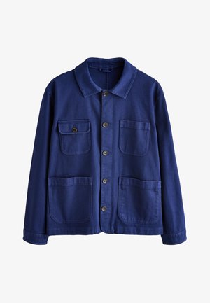 Next, REGULAR FIT - GARMENT DYED CHORE JACKET . - Giacca leggera - blue