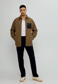 Emporio Armani BLOUSON - Lagana jakna - fango
