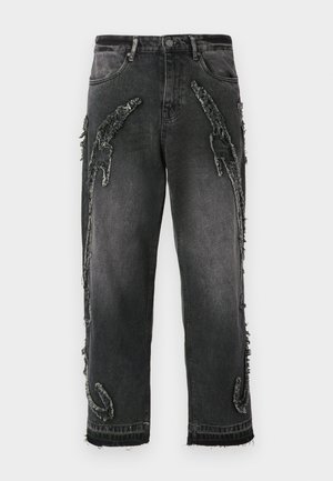 FAVELA MULTI POCKET UNISEX - Relaxed fit jeans - black