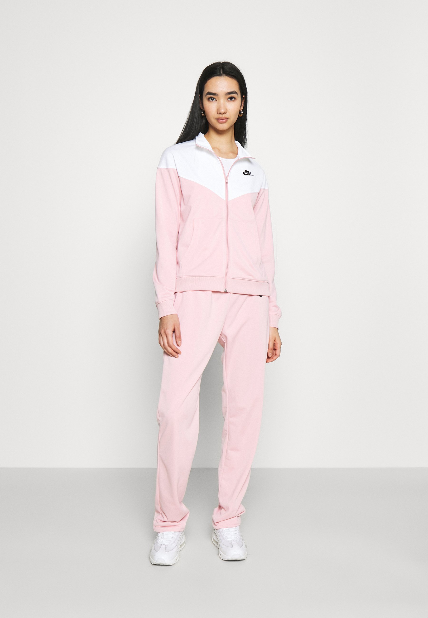 Nike Sportswear Track Suit Set Zip Up Sweatshirt Pink Glaze White Berry Zalando Ie