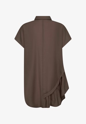 NÜ Denmark, DAMI TUNIC - Hemdbluse - brown