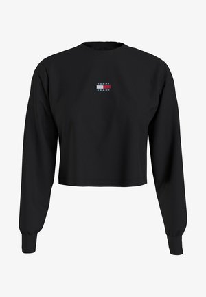 BADGE - Maglietta a manica lunga - black