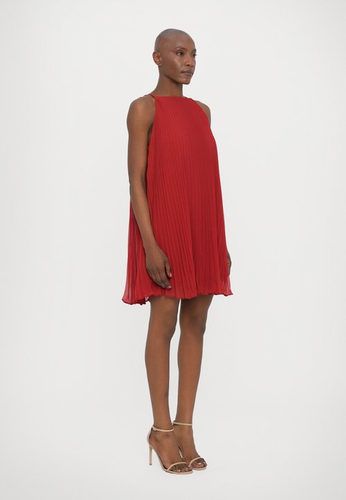 STAUD ESTHER MINI DRESS - Cocktail dress / Party dress - syrah/red -  Zalando.co.uk