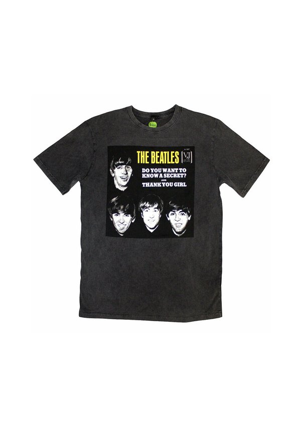 THE BEATLES VJ SECRET SLEEVE  - Print T-shirt - charcoal4