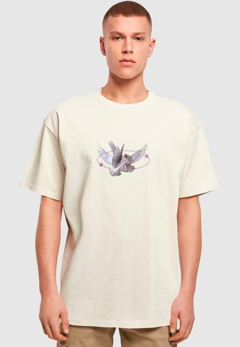 Upscale by Mister Tee VIVE LA LIBERTE - T-shirt print - sand