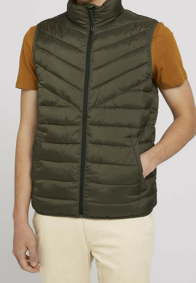 TOM TAILOR DENIM Vesta - olive