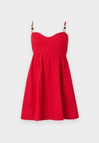 CHASE BEADED SWEETHEART BABYDOLL SKORT - Vestito casual - red