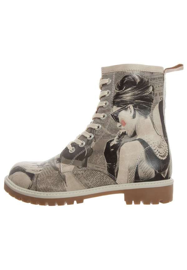 GO BACK TO BEING YOURSELF - Schnürstiefelette - grau