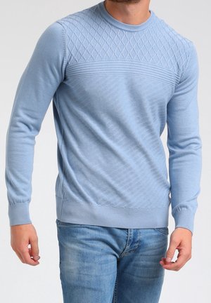 Strickpullover - light blue