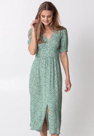 ZUDORA - Vestido camisero - green