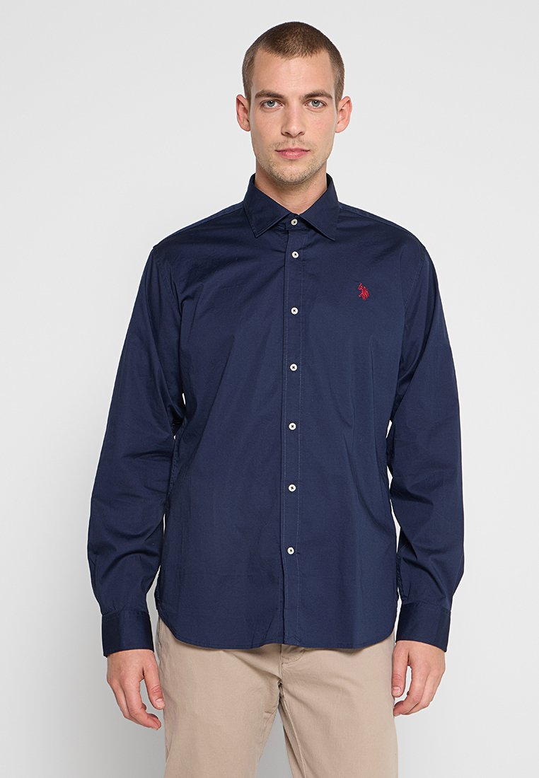 U.S. Polo Assn. Zakelijk overhemd donkerblauw