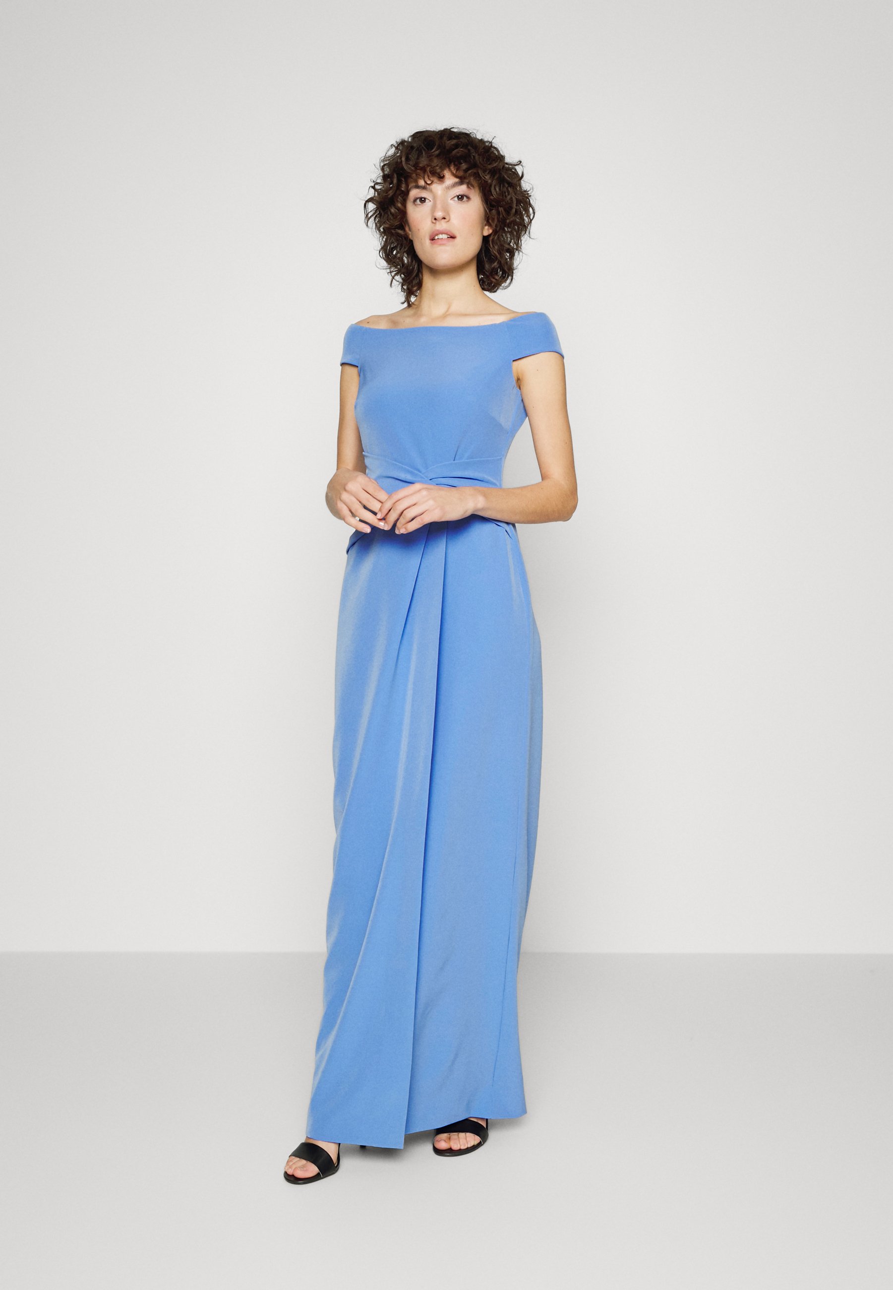 Lauren Ralph Lauren CREPE OFF-THE-SHOULDER GOWN - Abito da sera - blue  loch/blu - Zalando.it