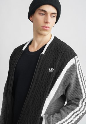 ICONS  - Cardigan - black/grey strata/off-white