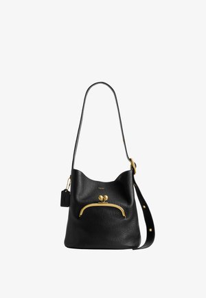 COACH, BLEECKER BUCKET BAG WITH KISSLOCK - Ülerinna-kott - bblack