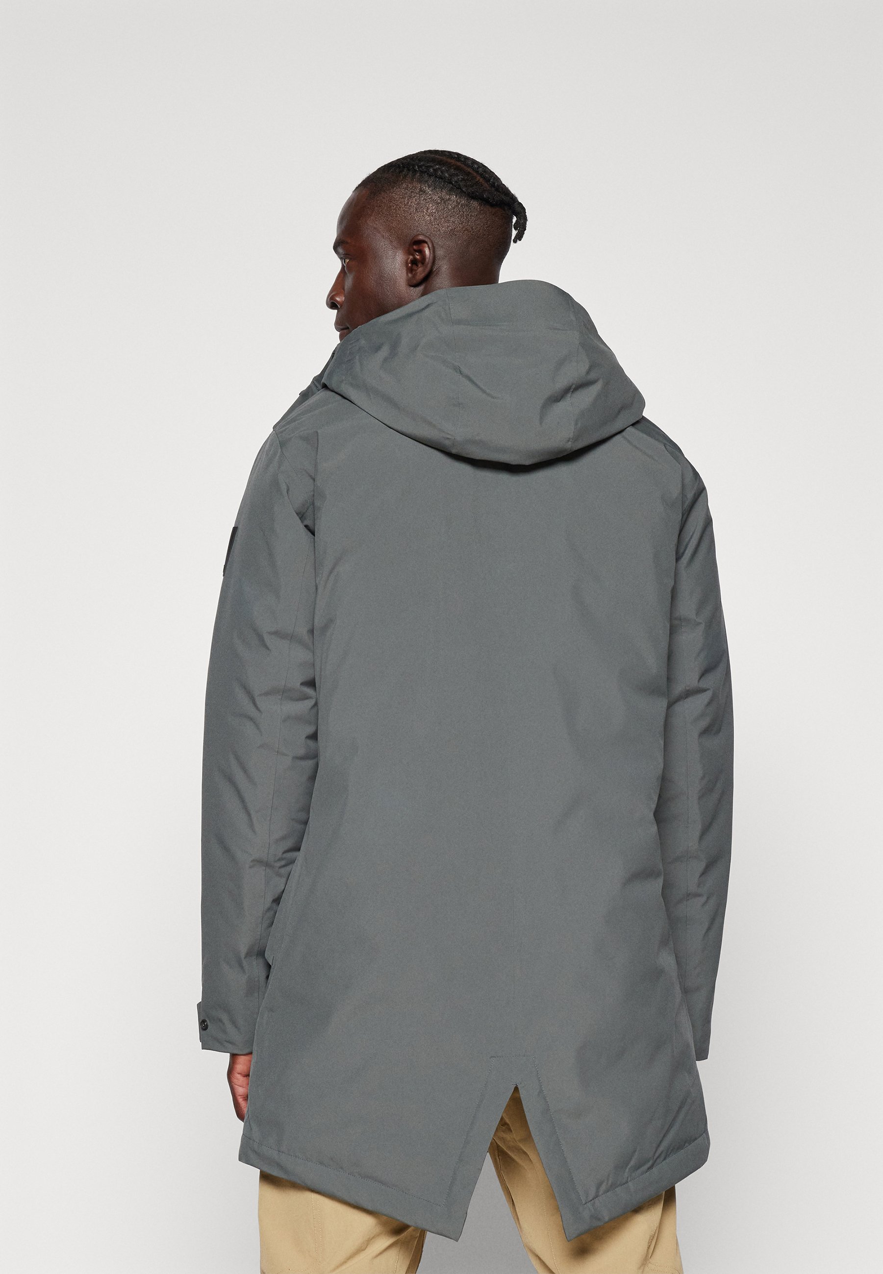 Jack Wolfskin BRANDENBURGER - Down coat - slate green/dark green