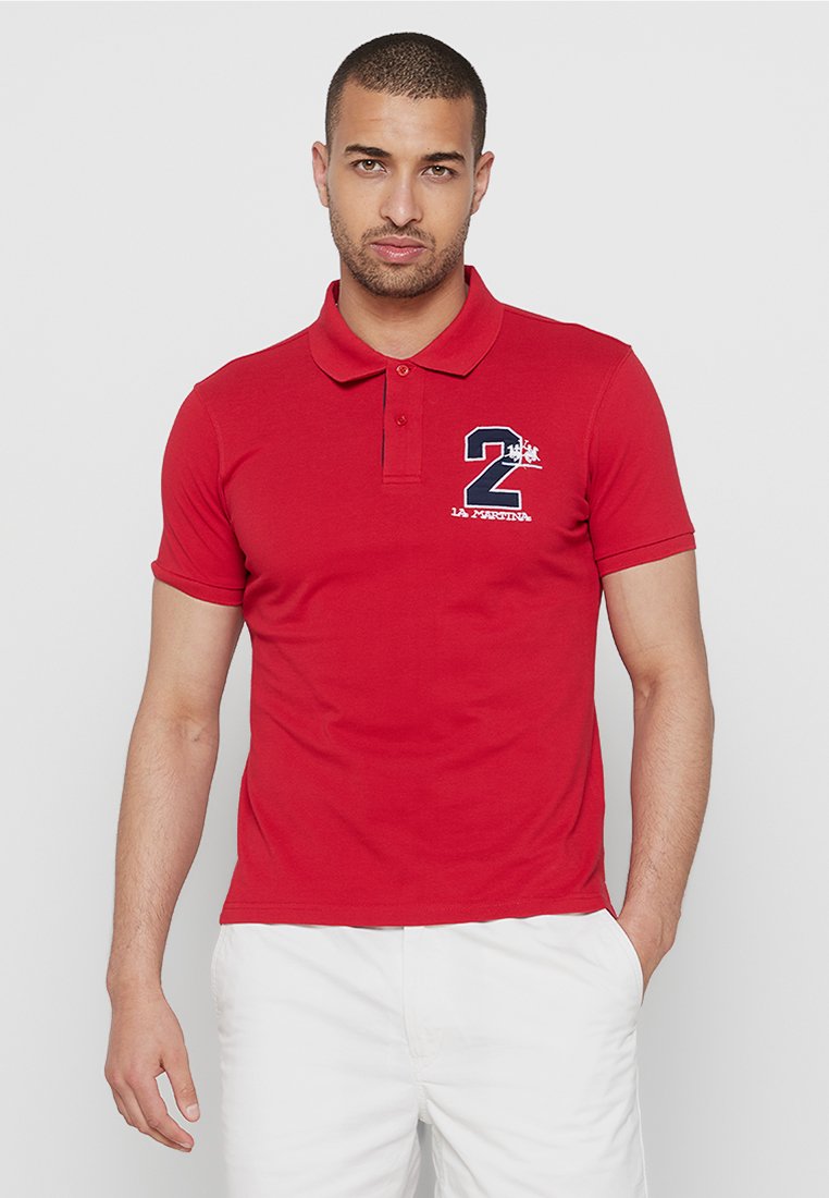 LA MARTINA Poloshirt rood